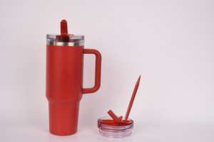 Personnalisé 2025 les rayures bleues les rayures jaunes Summer Vibes New S Oasis Collection Cabana Striped 40oz Cup - Product Image 4