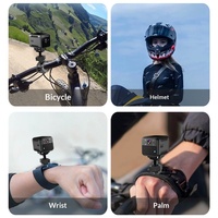 Outdoor 1080P HD Bildschirmlose Motorrad-/Fahrradhelm-Montierte Wasserdichte Dashcam mit WLAN Sportkamera TF-Karte