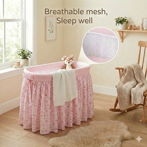 Cuna Mecedora de Metal con Altos Estándares de Producción, Cuna Mecedora para Bebé con Borde Suave - Product Image 6