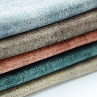 OKL25113 tissu en velours polyester imprimé simple et pas cher, pour salon modulaire pour canapé-lit avec tissu