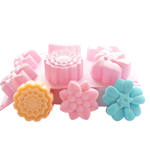<span class=keywords><strong>Moule</strong></span> à <span class=keywords><strong>mini</strong></span>-muffins en <span class=keywords><strong>silicone</strong></span> écologique fait à la main, 6 cavités, forme de fleur, accessoires de pâtisserie DIY, <span class=keywords><strong>moule</strong></span> pour chocolat/gâteau/savon - Product Image 4
