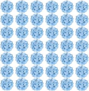 Flores Artificiales con Logotipo Personalizado, Cabeza <span class=keywords><strong>de</strong></span> Hortensia Azul <span class=keywords><strong>de</strong></span> 17 cm, Cuatro Pétalos Densos, Tallo Verde <span class=keywords><strong>de</strong></span> Seda, Decoración para el Hogar y Bodas, Reutilizables - Product Image 1