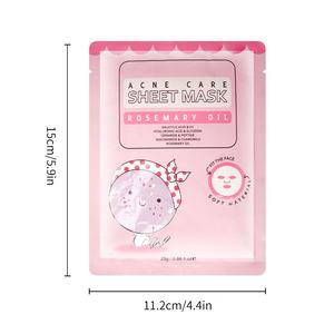 Facial <b>Mask</b> White Sheet Beauty Anti Wrinkle Moisturizing Vitamin C Hyaluronic Acid Face <b>Mask</b> - Product Image 2