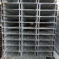 Estructura de Acero Galvanizado en C de Diseño Moderno, Peso Personalizado, Estructura Duradera para Soporte de Granjas Solares y Correas de Techo para Fábricas