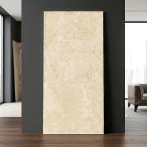 Crist Beige 800x1600mm Polished Porcelain Floor And Wall Tiles Modern Beige Stone Design 80x160cm - Product Image 1