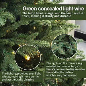 PE PVC Mixed Christmas <b>Tree</b> LED Lights (Multicolored/Warm White) Holiday Decor Living Room - Product Image 5