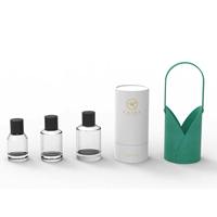 Flacon de parfum vide de luxe 30ml 50ml 100ml avec boîte cadeau et sac en papier, logo personnalisé