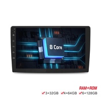 Radio para Auto Android 11 de 2+32G Octa Core para Universal de 9 Pulgadas con 4G DSP, Carplay Inalámbrico, Android Auto, Sistema de Navegación para Auto