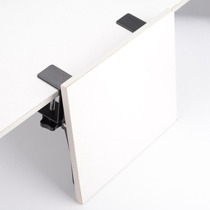 Chức năng phần cứng DIY sắt gấp Bracket bàn phím máy tính khay kẹp với bảng gỗ undermount cơ sở đứng cánh tay còn lại Bàn - Product Image 2