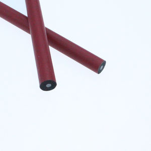 Lápices de lujo HB de madera negra de color <span class=keywords><strong>vino</strong></span> estándar de 7 pulgadas, juego de lápices de dibujo de forma redonda con punta de borrador - Product Image 4