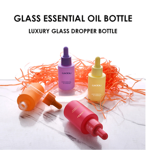Venta al por Mayor de Botellas de Vidrio con Gotero para Suero y Aceite Esencial de 15ml, 30ml, 40ml en Colores <span class=keywords><strong>Pastel</strong></span>: Rosa, Azul, Morado, Rojo y Marrón - Product Image 5