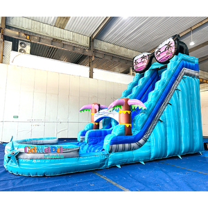 Tobogán Acuático Inflable con Diseño de Gafas de Sol para <span class=keywords><strong>la</strong></span> <span class=keywords><strong>Playa</strong></span>, Toboganes de Agua para Jugar <span class=keywords><strong>en</strong></span> <span class=keywords><strong>la</strong></span> <span class=keywords><strong>Playa</strong></span> con Piscina para el Patio Trasero - Product Image 5