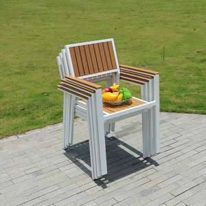Wholesale Aluminum Table <b>Stackable</b> <b>Chairs</b> Set of Dining Table Customized Matching Table and <b>Chair</b> Set for Camping - Product Image 5