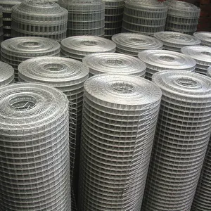 Hardware Cloth Poultry Enclosure Netting Rabbit Run Cage Chicken Coop Iron Wire Mesh Farm Fence Roll Galvanized Welded Wire Mesh