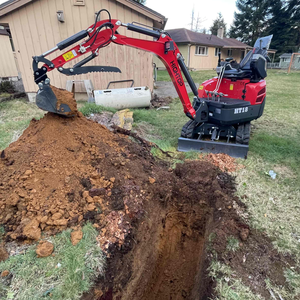 מצא מחפר זחלי הידראולי חדש דומה, מחפר מיני קומפקטי 1.8 טון עם מנוע CE Epa למכירה, 1 טון, 1.5 טון, 1.8 טון - Product Image 1