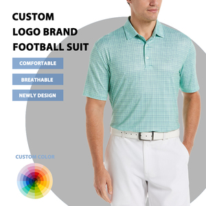 Golf personnalisé à séchage rapide pour hommes pour T-shirts polo Micro Elastic Slim Fit Short Sleeve Printed Embroidered Logo Designers' - Product Image 1