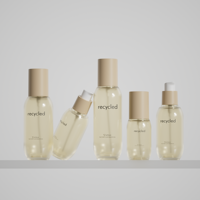 Ensemble d'emballages cosmétiques en plastique PETG de luxe 50/90/100/120/150 ml, flacon d'huile essentielle pour le visage, flacon de lotion cosmétique avec pompe à pression, OEM/ODM