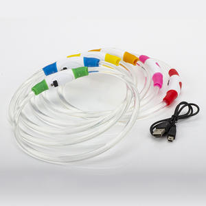 <span class=keywords><strong>Collar</strong></span> personalizado de seguridad nocturna brillante para mascotas, luz Led parpadeante, recargable por USB, para perro - Product Image 5