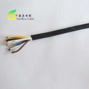 CE certified two cores 2 x 0.5mm2 power cable provided for machinery and equipment