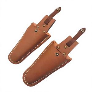 Étui de rangement en cuir à suspendre à la ceinture pour ciseaux de jardin et pinces de taille-haie, pour outils de jardinage - Product Image 1