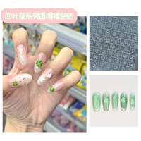 TSZS 2026 Nouvelle Arrivée Pochoirs pour Aérographe Ongles Motifs Rose Tulipe Fleurs Printanières Autocollants Creux pour Ongles Conseils de Manucure Aérographe