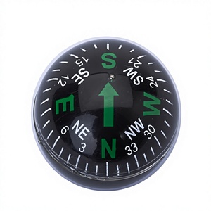 KS 28Mm Spherical Compass Portable <b>Outdoor</b> Navigation Tool High Precision Plastic Ball Compass - Product Image 1