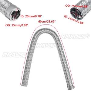 Tubo de escape de doble capa de 24 mm y 60 cm para calefactor de coche, manguera de escape de aire diésel para calefacción de estacionamiento, línea de acero inoxidable para Webasto - Product Image 6