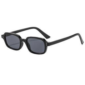 Lunettes de soleil rectangulaires tendance, monture intégrale, protection UV400, unisexe, protection solaire pour adultes - Product Image 1