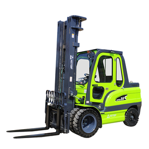 Hitop Rotator <span class=keywords><strong>Bale</strong></span> Clamp Carretilla elevadora eléctrica con accesorio 3,5 Ton 3 Ton 2,5 Ton Elevador de horquilla alimentado por batería de litio de toneladas