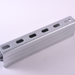 Acero de canal único galvanizado con agujeros ranurados sísmicos de excelente calidad - Product Image 6