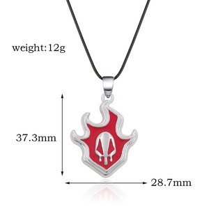 26 Designs <span class=keywords><strong>Bleach</strong></span> Mask Pendentif Meilleur ami Colliers pour 2 Personnage d'Anime Kurosaki <span class=keywords><strong>Ichigo</strong></span> squelette Alliage Collier Fabricants - Product Image 4