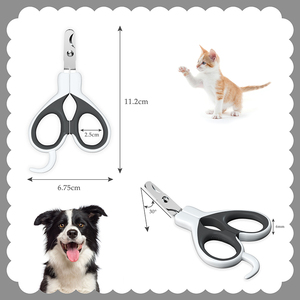 Bán buôn Chất lượng cao màu xám nhân bản thiết kế thép không gỉ Pet kéo móng tay - Product Image 5