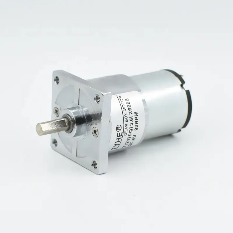 Produttore 37mm 12 v coppia forte bassa velocità 300 rpm 80rpm 40rpm 6v 12 v 24v 15kg micro brush dc motoriduttore per aspirapolvere