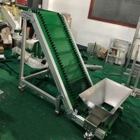 Transportador Elevador de Cangilones de Grado Alimentario con Cangilones y Diseño Antifugas para Alimentación Automática de Nueces, Dulces, Snacks y Productos