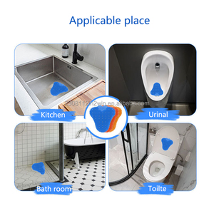 Desodorante para Urinario, Ecológico, de Plástico, con Diseño de Ojo de Buey Azul, Alfombrilla Antisalpicaduras para Inodoro, Ambientador, Logotipo Personalizado, Desechable - Product Image 5