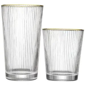 Hot Selling Glas Melk Mok Thee Cup 220Ml 350Ml Brede Mond Bier Mok Drinkglas Exquise Thee Cup