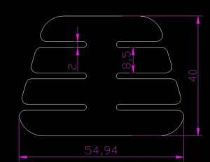 Férula nasal externa de aluminio para rinoplastia ENT y cirugía plástica Producto de belleza y cuidado personal - Product Image 2