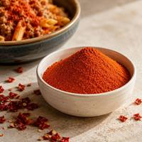 Poudre de piment déshydratée de qualité alimentaire en vrac, fabriquée en Chine, avec emballage personnalisé