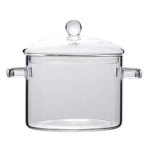 Nouvelles idées de produits 2026 : Gadget de cuisine – Casserole <span class=keywords><strong>en</strong></span> verre résistant à la chaleur avec couvercle, pot <span class=keywords><strong>en</strong></span> borosilicate haut de gamme, soupière de service - Product Image 6