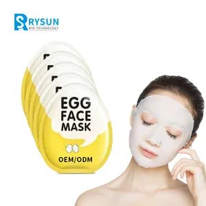Korean Sheet Mask Collagen Facial Face Peel Off Mask Smooth Delicate Egg Facial Mask