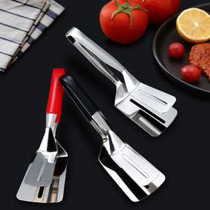 Envío directo disponible. Pinzas para carne de acero inoxidable 304, espátula de cocina, pinzas espátula multifuncionales y gruesas para el hogar - Product Image 4