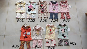 Dis * Ney Set di abbigliamento estivo 3 pezzi Casual in cotone con appendiabiti in cotone 100% 3 pezzi - Product Image 2