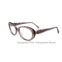 Gafas Ópticas de Acetato Ovaladas para Mujer, Montura con Superficie Pulida, Bisagra de Resorte Reparable, Gafas de Prescripción a la Moda