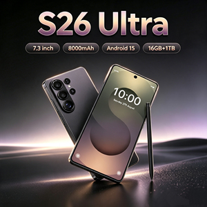 Smartphone S26 Ultra 5G, vente directe d'usine, reconnaissance faciale, téléphones mobiles Android - Product Image 1
