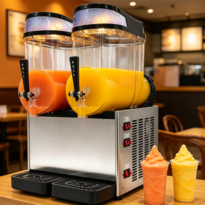 Distributeur de boissons glacées commercial 24L à refroidissement rapide, machine à smoothies pour magasin de boissons AS-Icecream131 Puissant et Silencieux - Product Image 4