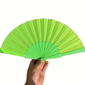 พัดไม้ไผ่พับได้เพ้นท์สีสันสดใส สไตล์รักโรแมนติก สำหรับงานโปรโมชั่น - Product Image 4