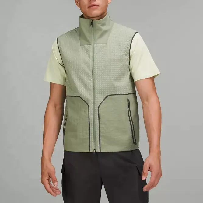 ZNA – veste à col haut coupe classique pour hommes, gilet de randonnée en polaire imperméable à quatre voies