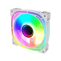 Ventilateur de refroidissement PC en plastique à roulement à huile RGB de haute qualité 120 mm, DC 12V, silencieux, garantie 12 mois, 45 CFM, 1200 tr/min, 23 dBA, pour boîtier d'ordinateur