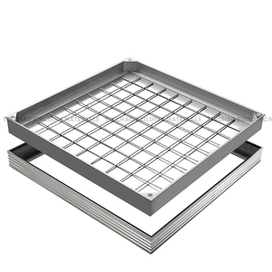 매입형 야외 보이지 않는 알루미늄 하수구 내구성 맨홀 커버 및 프레임 부식 방지 맨홀 커버 - Product Image 4