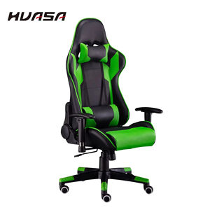 Venda quente de couro de alta qualidade Escritório Engrenagem Mesa giratória Altura ajustável com braços estofados Preto Gaming <span class=keywords><strong>Chair</strong></span> - Product Image 5